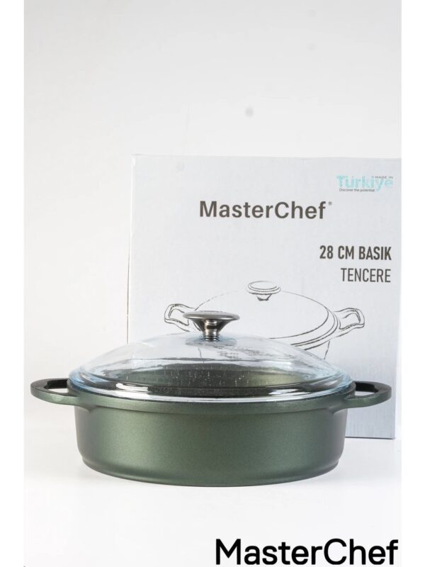 Masterchef Alüminyum Döküm Karnıyarık Tenceresi 28 CM Yeşil